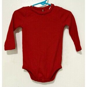 Garanimals Red Thermal Weave One Piece Infant Size 6-9 Months